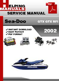 2002 seadoo gtx rfi compression test|2002 seadoo gtx rfi manual.